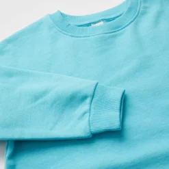 Turquoise Sweatshirt Dress 7 Years -Chic Elixir Sales Store tuc143862089 Turquoise R Z002A 1