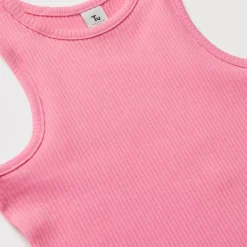 Pink Ribbed Jersey Dress 11 Years -Chic Elixir Sales Store tuc143885387 Pink R Z002A 4