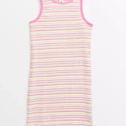 Stripe Ribbed Jersey Dress 10 Years -Chic Elixir Sales Store tuc143898891 Multi20Coloured R Z001A 5