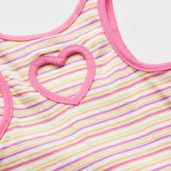 Stripe Ribbed Jersey Dress 11 Years