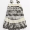 Monochrome Aztec Print Woven Dress 8 Years -Chic Elixir Sales Store tuc144016909 Mono R Z001A 4