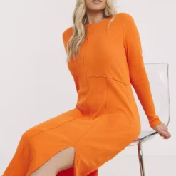 SIMPLY BE Orange Midi Dress 28 -Chic Elixir Sales Store tuc144037726 Orange R Z003A