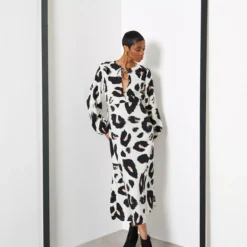 For All The Love Printed Drawcord Midaxi Dress 16 -Chic Elixir Sales Store tuc144055633 Multi20Coloured R Z003A