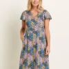 BRAKEBURN Wildflower Meadow Wrap Dress 14