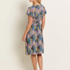 BRAKEBURN Wildflower Meadow Wrap Dress 14 -Chic Elixir Sales Store tuc144065305 Multi20Coloured R Z002A