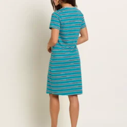 BRAKEBURN Bridport Stripe Dress 20 -Chic Elixir Sales Store tuc144098431 Blue R Z002A