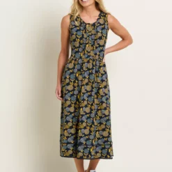 BRAKEBURN Luna Sleeveless Dress 16 -Chic Elixir Sales Store tuc144109419 Navy R Z004A