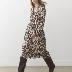 FINERY Isla Dress 16 -Chic Elixir Sales Store tuc144124150 Brown R Z002A 1