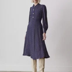 FINERY Rosa Dress 20 -Chic Elixir Sales Store tuc144130883 Navy R Z002A