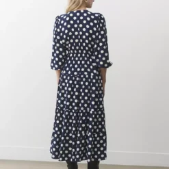 FINERY Maria Dress 16 -Chic Elixir Sales Store tuc144131616 Navy R Z004A