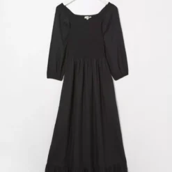 FATFACE Adele Midi Dress 18 -Chic Elixir Sales Store tuc144134340 Black R Z005A