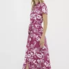 FATFACE Aster Wallpaper Floral Midi Dress 18 -Chic Elixir Sales Store tuc144134614 Plum R Z001A