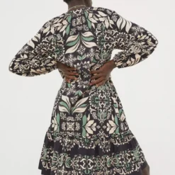 FATFACE Amy Mosaic Leaf Tunic Dress 18 -Chic Elixir Sales Store tuc144136492 Black R Z002A