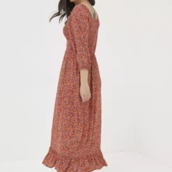 FATFACE Adele Gradient Floral Midi Dress 14 -Chic Elixir Sales Store tuc144136804 Red R Z002A 1