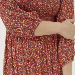 FATFACE Adele Gradient Floral Midi Dress 14