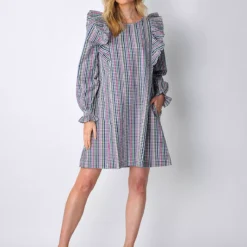 BURGS Maine Womens Frill Shift Dress 8 11 BURGS Maine Womens Frill Shift Dress 8 -Chic Elixir Sales Store tuc144149832 Multi20Coloured R Z001A