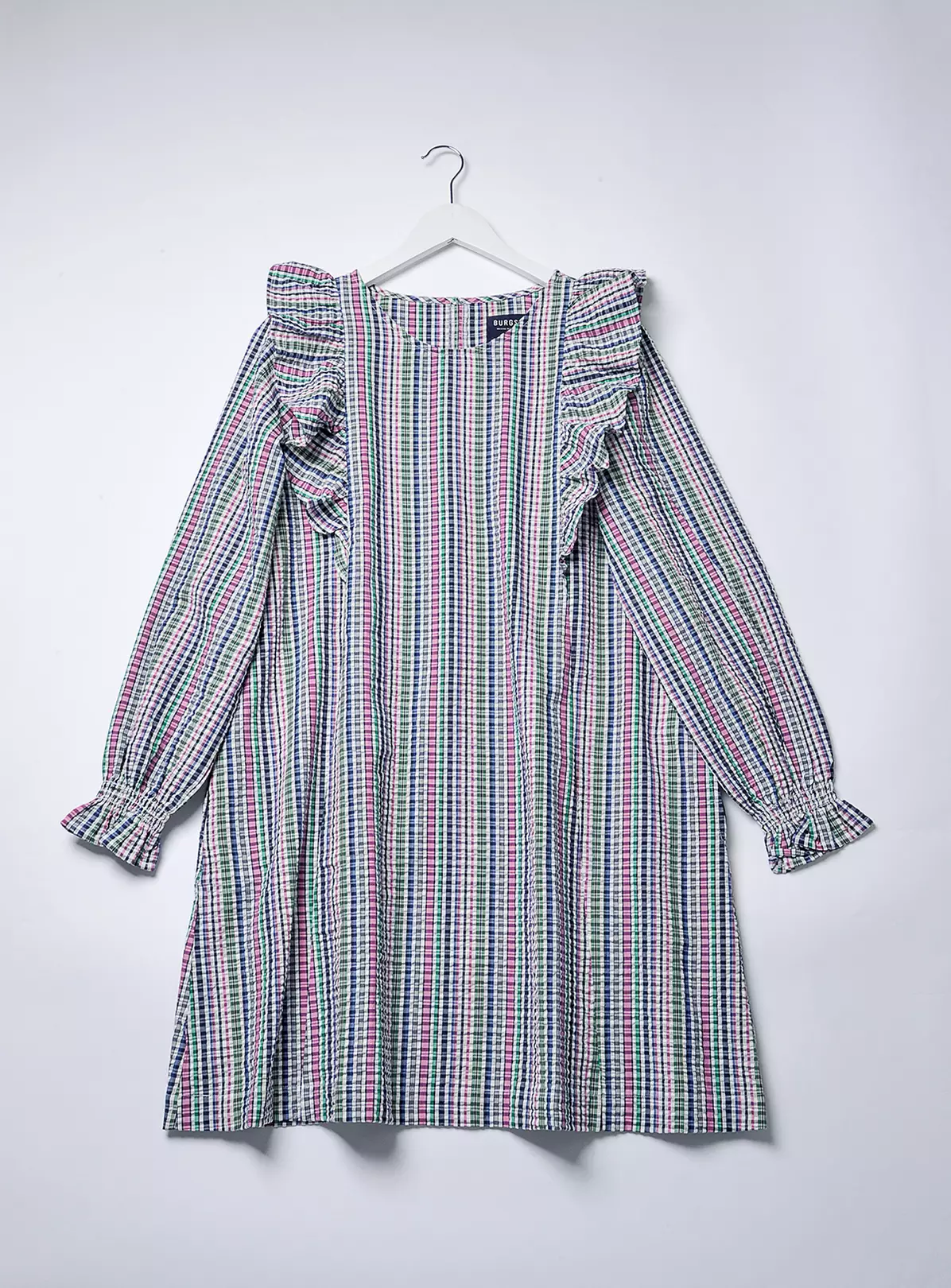 BURGS Maine Womens Frill Shift Dress 8 5 BURGS Maine Womens Frill Shift Dress 8 - Image 3