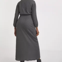 SIMPLY BE Treebark Wrap Midi Dress 28 -Chic Elixir Sales Store tuc144160548 Grey R Z002A