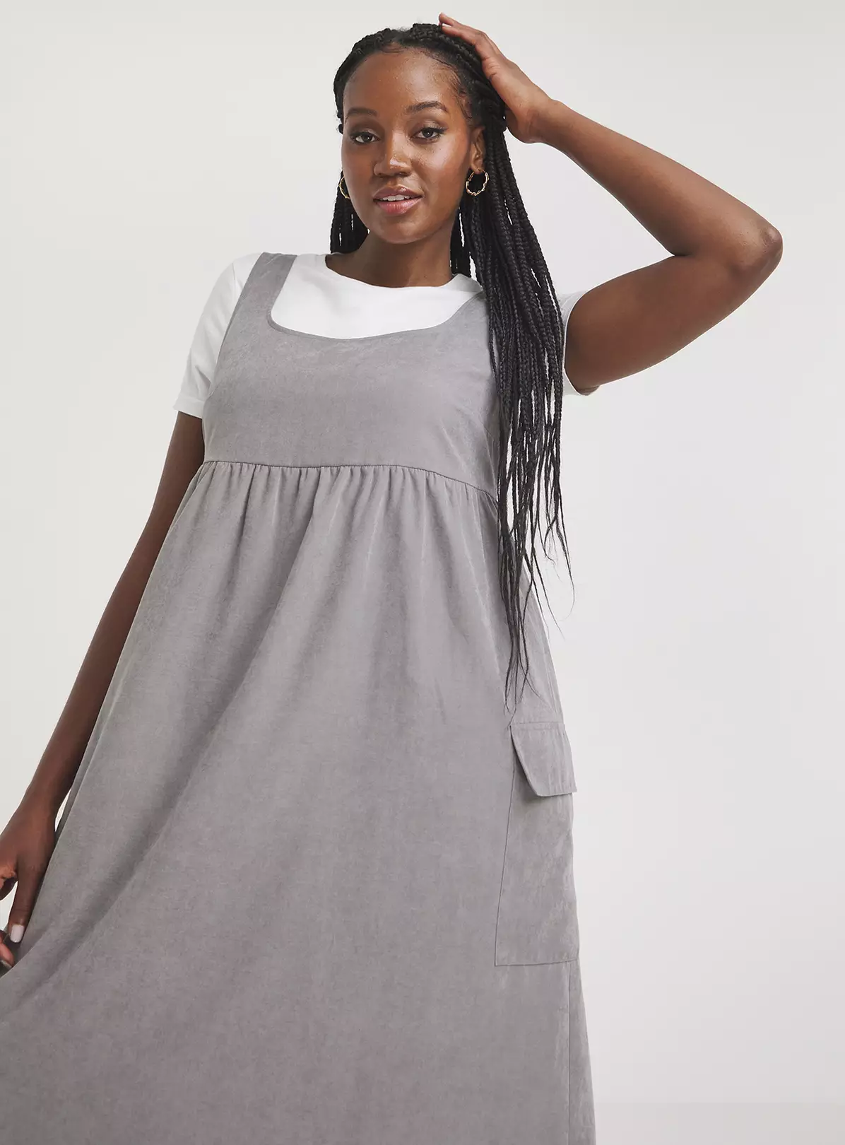 SIMPLY BE Microfibre Midi Dress 24 4 SIMPLY BE Microfibre Midi Dress 24 - Image 2