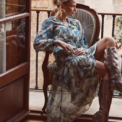 SOSANDAR Khaki Conversational Paisley Print Belted Maxi Tiered Hem Dress 18 -Chic Elixir Sales Store tuc144176267 Khaki R Z003A