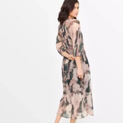 Abstract Print Mesh Shirt Dress 22 8 Abstract Print Mesh Shirt Dress 22 -Chic Elixir Sales Store tuc144179564 Multi20Coloured R Z004A