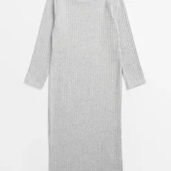 Grey Soft Knit Column Dress 11 Years