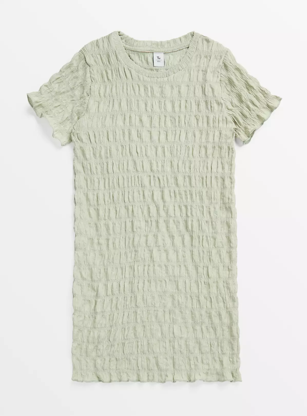 Khaki Bubble Crinkle Column Dress 8 Years 4 Khaki Bubble Crinkle Column Dress 8 Years - Image 2