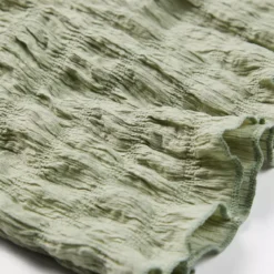 Khaki Bubble Crinkle Column Dress 14 Years