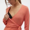 MAMALICIOUS Trinity Tess Long Sleeve Jersey Midi Dress XXL -Chic Elixir Sales Store tuc144193593 Orange R Z003A