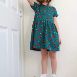 FRED & NOAH Crab Dress 3-4 Years -Chic Elixir Sales Store tuc144213110 Blue R Z003A
