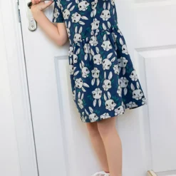 FRED & NOAH Bunny Dress 3-4 Years -Chic Elixir Sales Store tuc144213769 Blue R Z003A