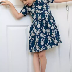FRED & NOAH Bunny Dress 3-4 Years -Chic Elixir Sales Store tuc144213769 Blue R Z004A