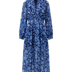 FRENCH CONNECTION Cynthia Fauna Midi Dress 14