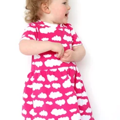 FRED & NOAH Pink Cloud Dress 1-2 Years -Chic Elixir Sales Store tuc144293332 Pink R Z002A
