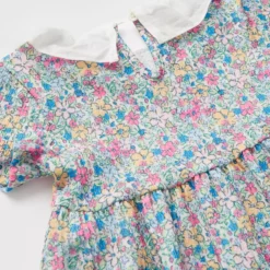 Blue Ditsy Collar Dress 1-2 Years