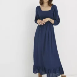 FATFACE Adele Midi Dress 12 -Chic Elixir Sales Store tuc144324071 Blue R Z001A