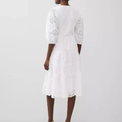 FRENCH CONNECTION Broderie Anglaise Dress 16