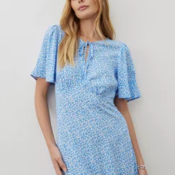 FINERY Isabella Dress 16 -Chic Elixir Sales Store tuc144337972 Blue R Z003A