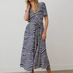 FINERY Danica Dress 16 -Chic Elixir Sales Store tuc144339628 Blue R Z002A