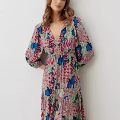 FINERY Lesley Dress 14 -Chic Elixir Sales Store tuc144340952 Red R Z001A