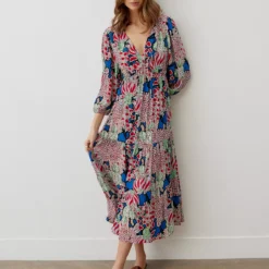 FINERY Lesley Dress 14 -Chic Elixir Sales Store tuc144340952 Red R Z002A