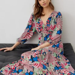 FINERY Lesley Dress 14 -Chic Elixir Sales Store tuc144340952 Red R Z006A