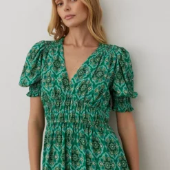 FINERY Tegan Dress 18 -Chic Elixir Sales Store tuc144343344 Green R Z002A
