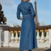 SOSANDAR Mid Blue Fit & Flare Buckle Detail Denim Midi Dress 18 -Chic Elixir Sales Store tuc144374271 Mid20Blue R Z005A