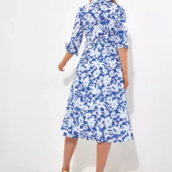 JOE BROWNS Floral Tie Waist Shirt Dress 18 10 JOE BROWNS Floral Tie Waist Shirt Dress 18 -Chic Elixir Sales Store tuc144398222 Blue R Z005A
