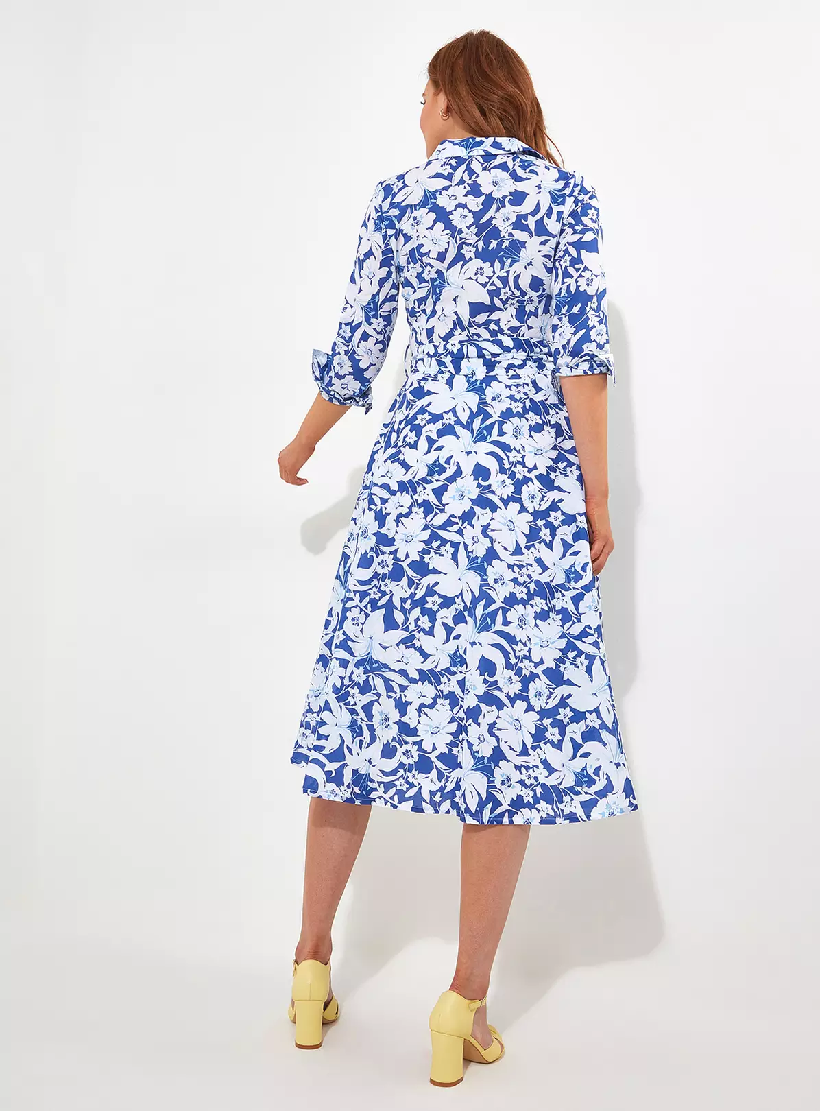 JOE BROWNS Floral Tie Waist Shirt Dress 18 5 JOE BROWNS Floral Tie Waist Shirt Dress 18 - Image 3