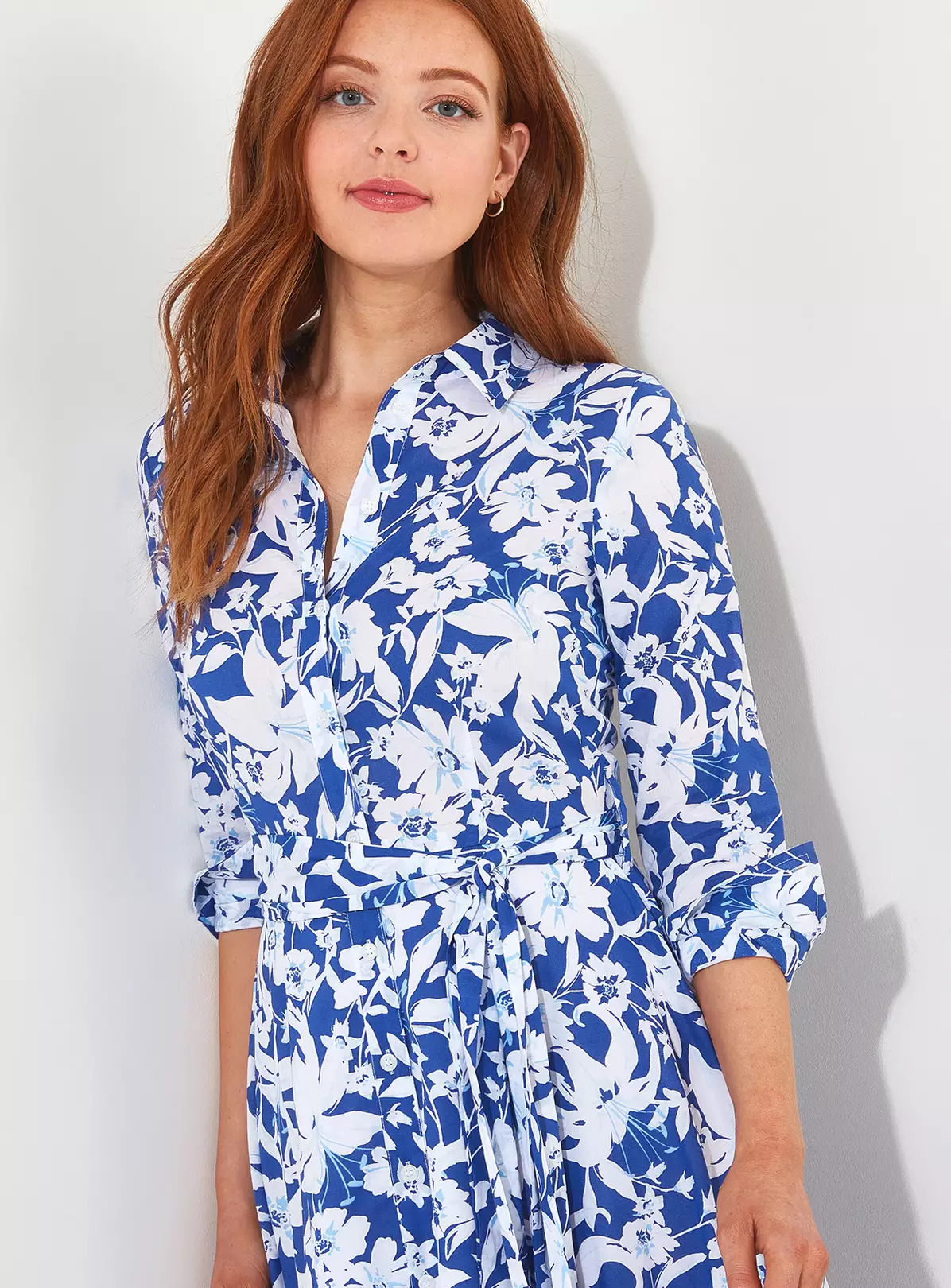 JOE BROWNS Floral Tie Waist Shirt Dress 18 8 JOE BROWNS Floral Tie Waist Shirt Dress 18 - Image 6