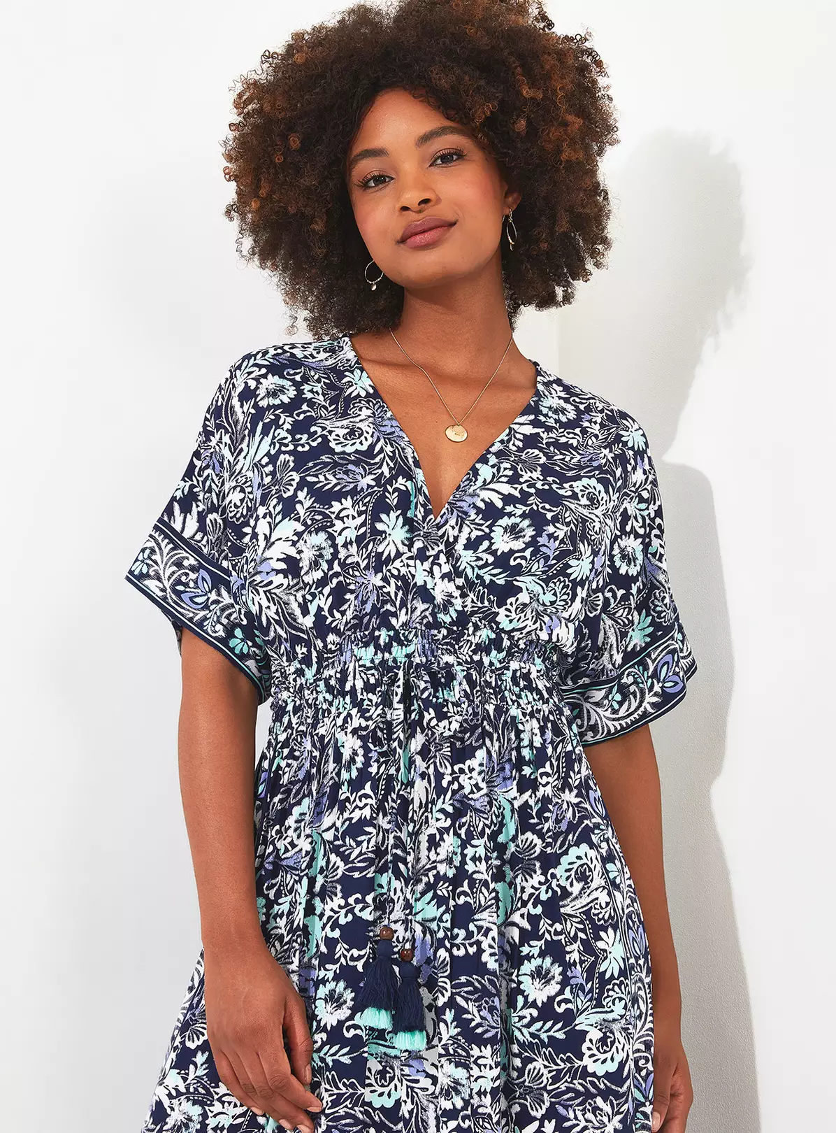 JOE BROWNS Tile Print Maxi Dress 18 6 JOE BROWNS Tile Print Maxi Dress 18 - Image 4