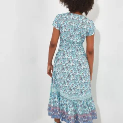 JOE BROWNS Frilled Hem Maxi Dress 16 -Chic Elixir Sales Store tuc144398601 Blue R Z005A