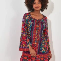 JOE BROWNS Printed Frilly Mini Dress 16 -Chic Elixir Sales Store tuc144399364 Multi20Coloured R Z003A